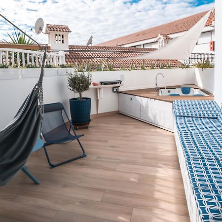Wow Apartment With Private Jacuzzi And 2 Terraces In Los Christianos لوس كريستيانوس المظهر الخارجي الصورة